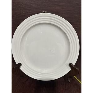 Better Homes & Garden ~Whiteware~ 10 1/2” Round Ribbed Rings Dinner Plate